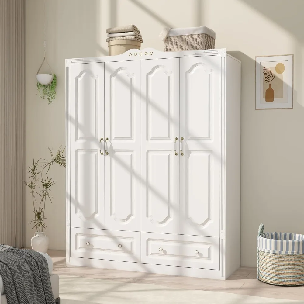 White Armoire Wardr…