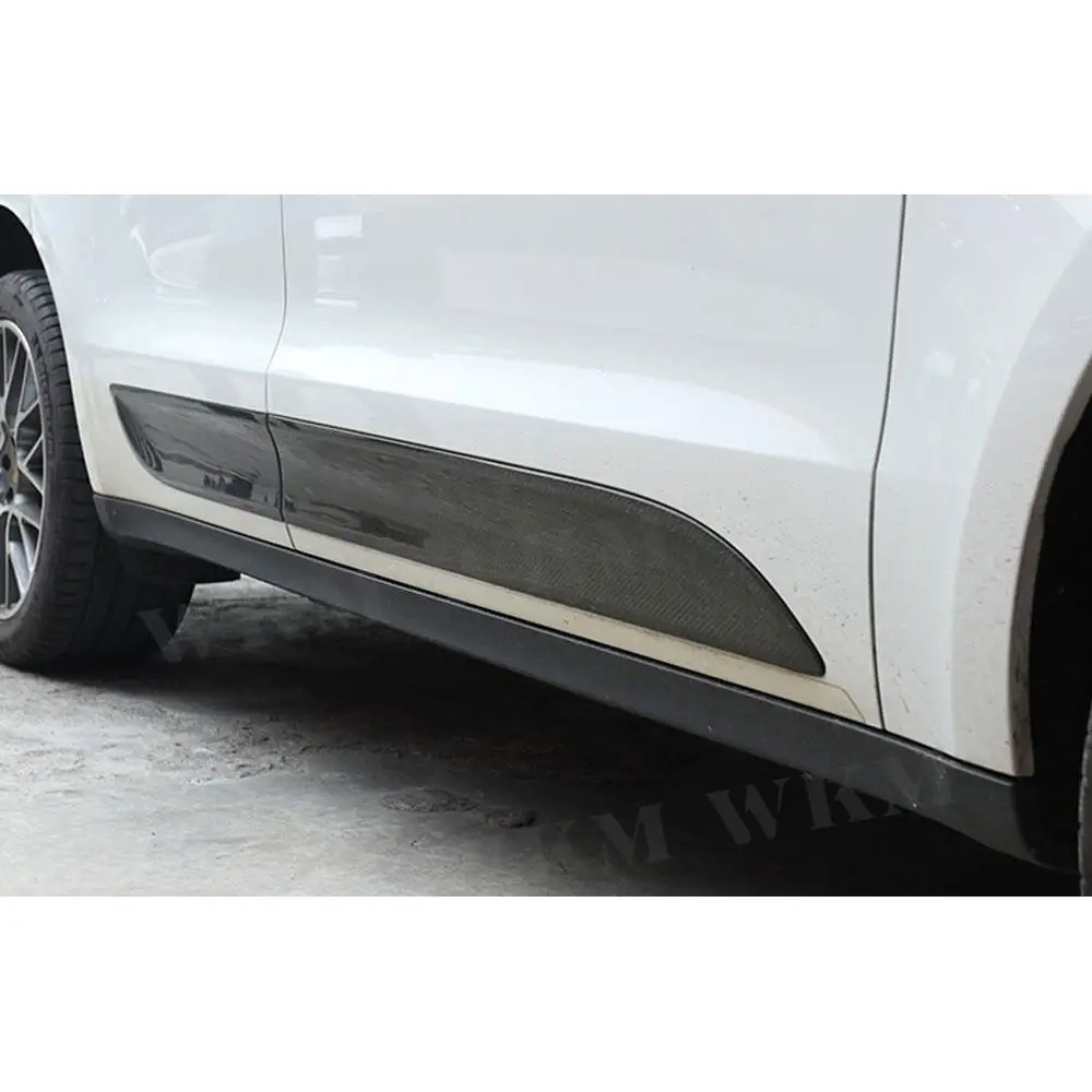 

JCYECF Защитная молдинг для боковой двери автомобиля, отделка дверной панели, юбки для кузова, пластина, украшение автомобиля для Porsche Macan 2014-2016