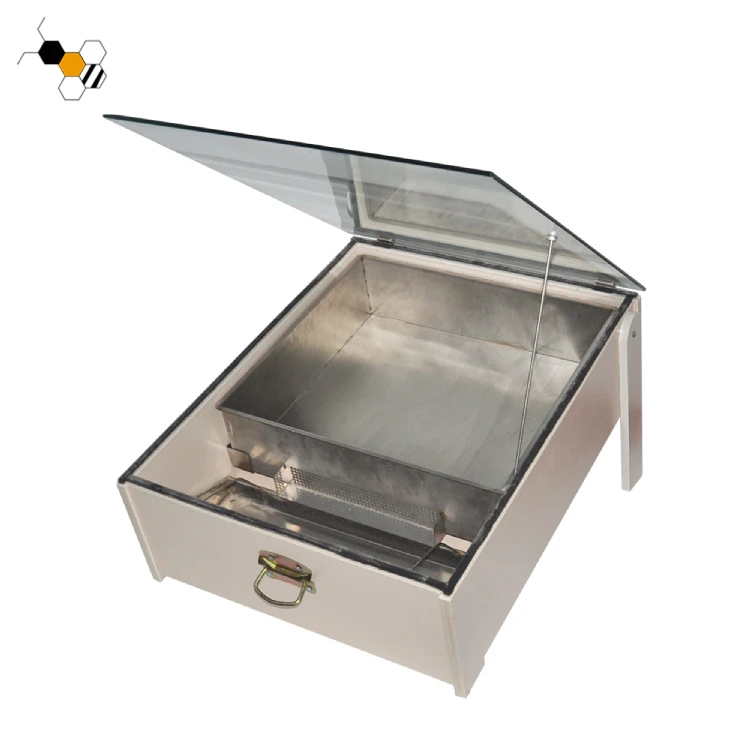 Honey Processing Equipment Solar Beeswax Melting Machine Solar Panel Stainless Wax Melter