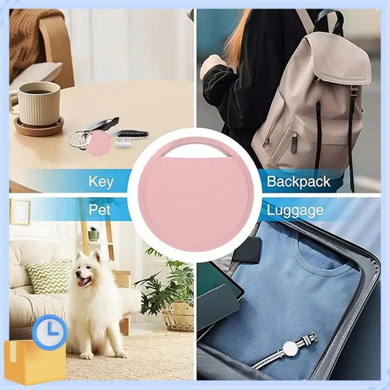 

Популярные 4-пакетные трекеры для смарт-тегов для Airtag Find My, для багажных кошельков, ключей, сумок для домашних животных