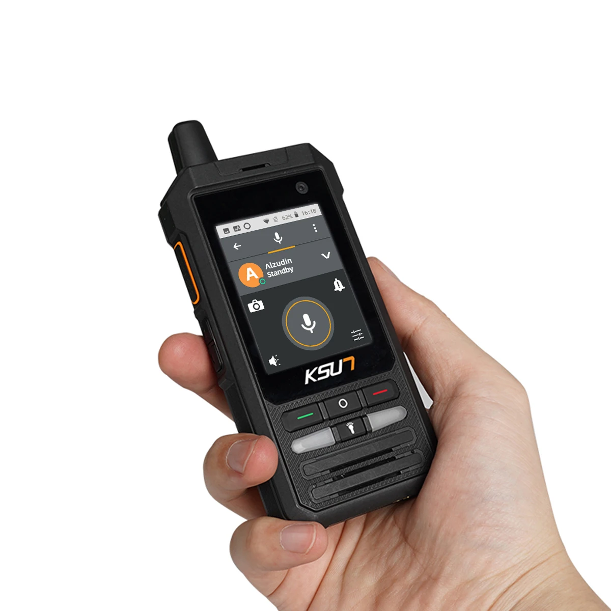 

KSUN ZL20 SOS GPS WiFi Poc Network Dual Camera Mobile Phone 2 Way Radio 500km Long Range Walkie Talkie Compatible with Zello APP