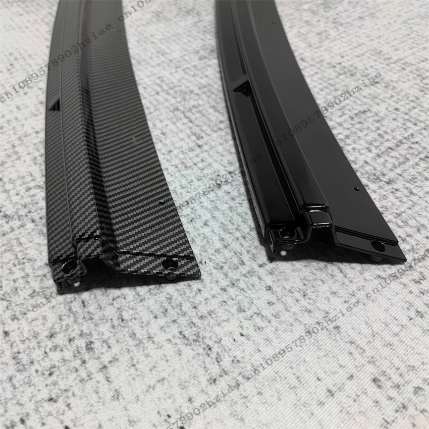 Gloss Black Front Bumper Lip Spoiler For Seat Leon MK3 MK3.5 2012-2019 ABS Spoiler Lip Diffuser Cover Tuning Custom Accessories
