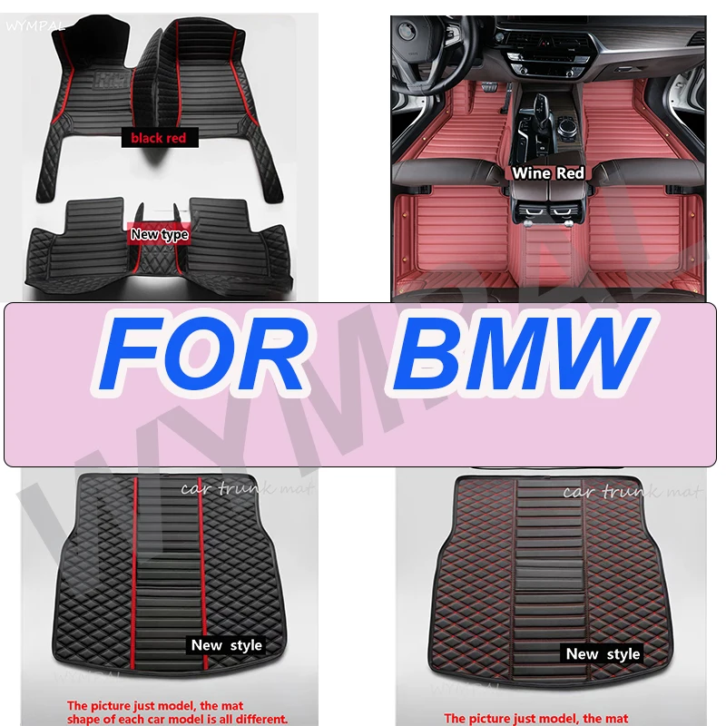 

LUXURY Custom Car Floor Mats For BMW X6 E71 E72 2007-2014 F16 F86 2015-2019 G06 G96 2020-2023 Auto Carpets Foot Coche