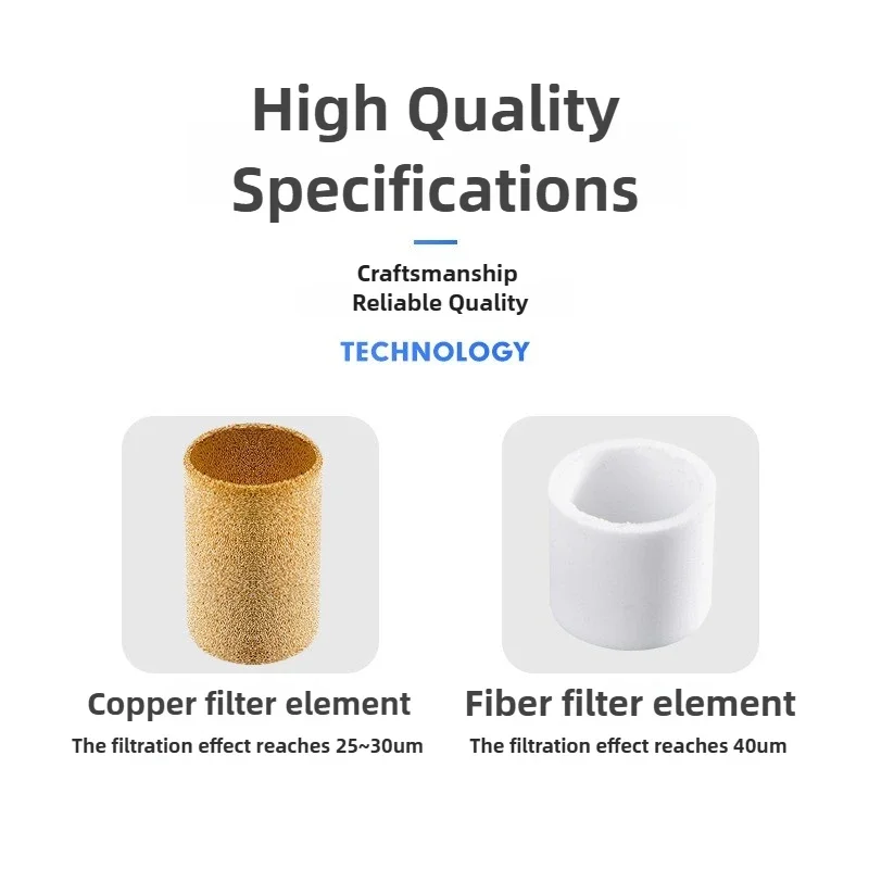 HEBAI   AW AF 2000 3000 4000 5000 Pneumatic Air Filter Element Copper Cartridge Fiber filter element Copper filter element