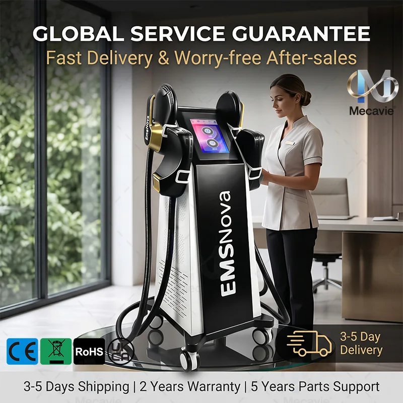 EMS RF HIEMT Body Sculpting Machine 4 in 1 Muscle Toning Fat Burner Butt Lifter Shaper Non-Invasive Beauty Device