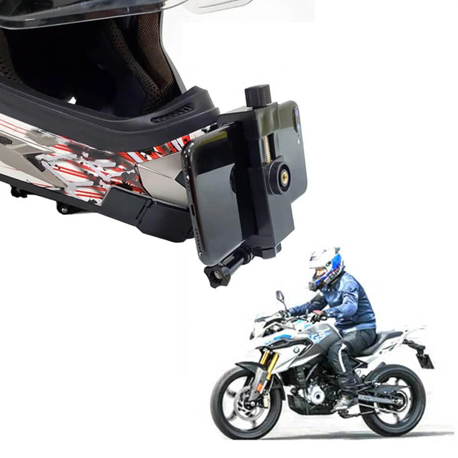 Helmet Chin Mount Holder Bracket for 9 8 7 6 5 4 Sports Camera