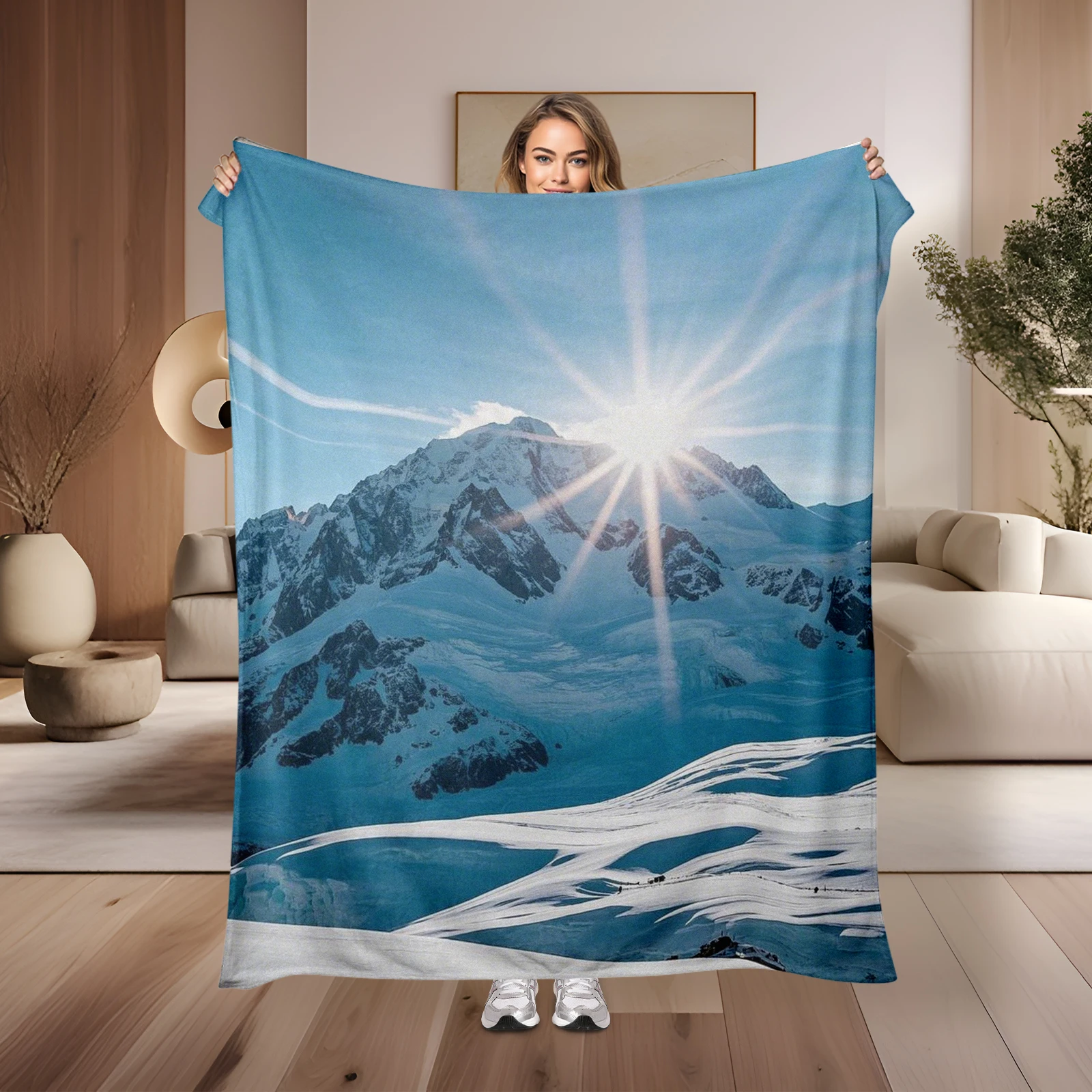 Us Natural Landscape Inspired By Famous Snow Mountain Blends Natural Beauty Into Daily Life Great For Gifting