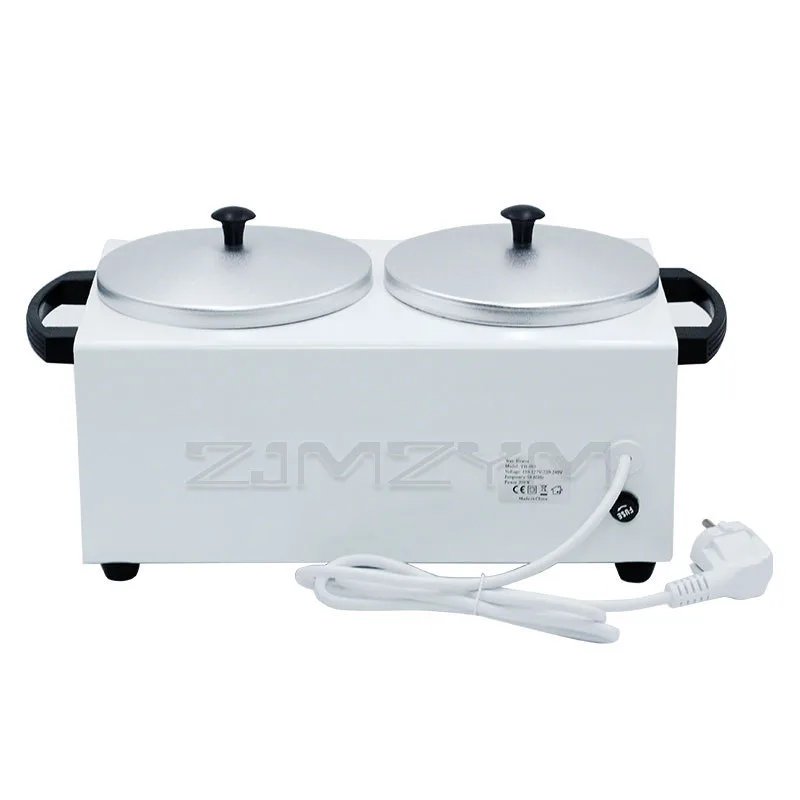 Dual Pot Wax Melting Heater Professional Adjustable Temperature Depilatory Wax Warmer for Hair Removal SPA - view 3