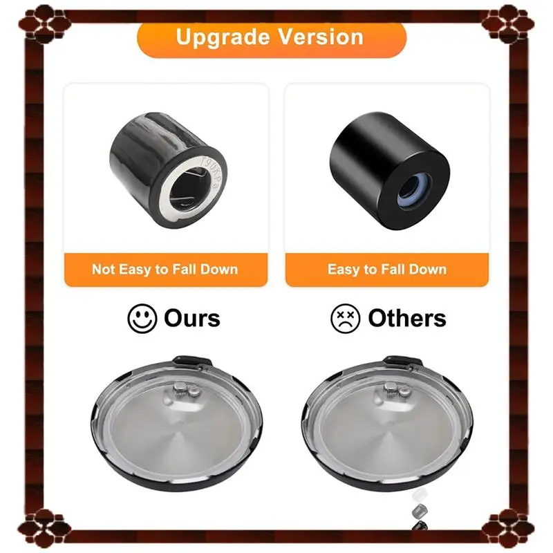 استبدال مقبض صمام تحرير البخار للتسليم لمدة 24 ساعة لوعاء فوري Ultra 3,6,8 Qt وعاء فوري Duo/Duo Plus 3، 5، 6 Qt