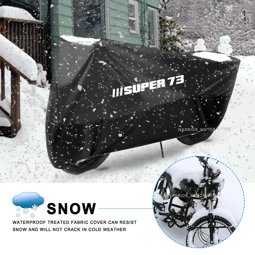 Motorcycle Cover UV Protection Dustproof Snowproof Motorcycle Waterproof Cover For Super 73-S1 73-S2 73-Z1 73-ZX 73-RX 73 2022 view 2