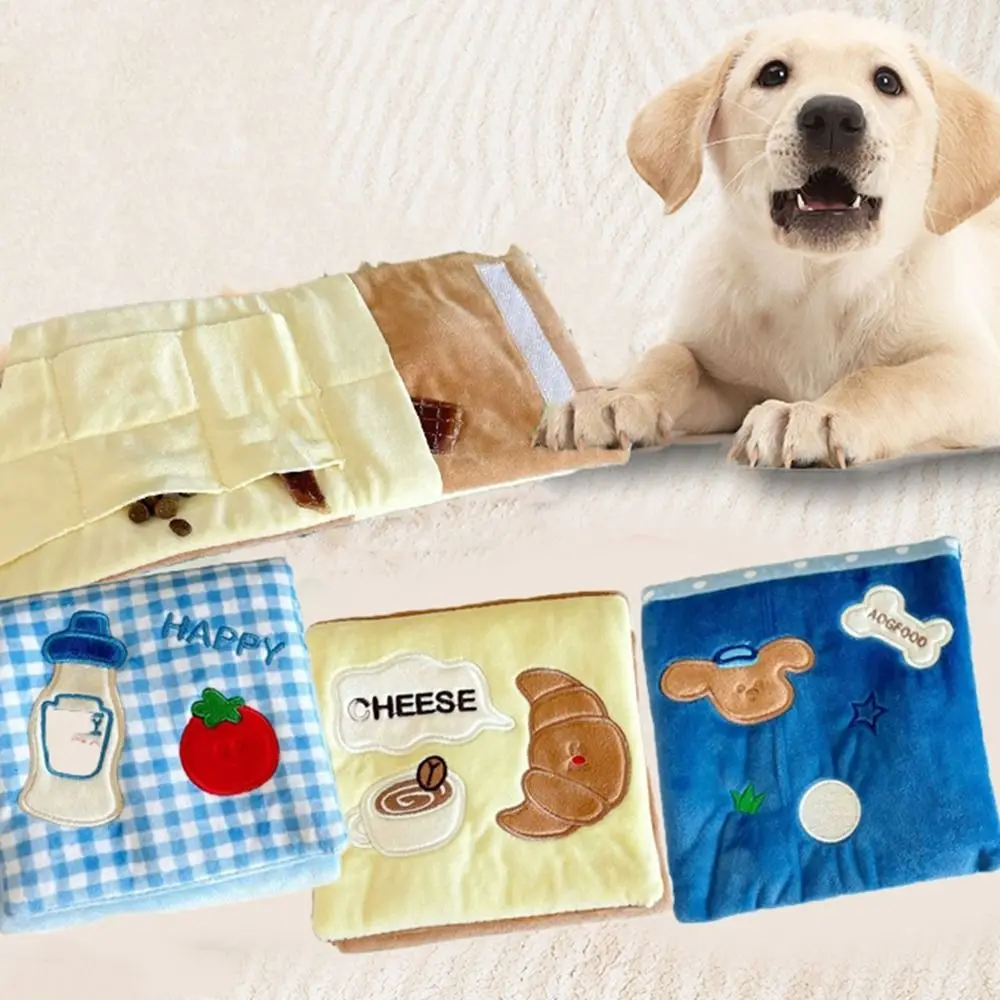 

Funny Cartoon Dog Hiding Food Toys Wallets Shape Foldable Dog Toys Bite Resistant Interactive Dog Squeaky Toys Relieve boredom