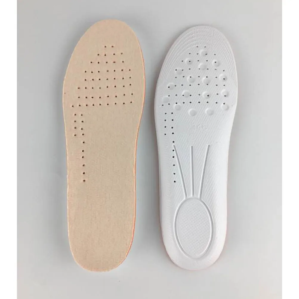 Heighten Shoes Insoles Soybean Fiber 2.5cm for Athletic Casual Work Shoes Absorption Breathable Non Slip Comfort