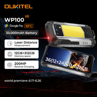 【World premiere】Oukitel WP100 Rugged Phone 33000mAh Built-in Laser Rangefinder 200MP Camera smart phone CellPhone