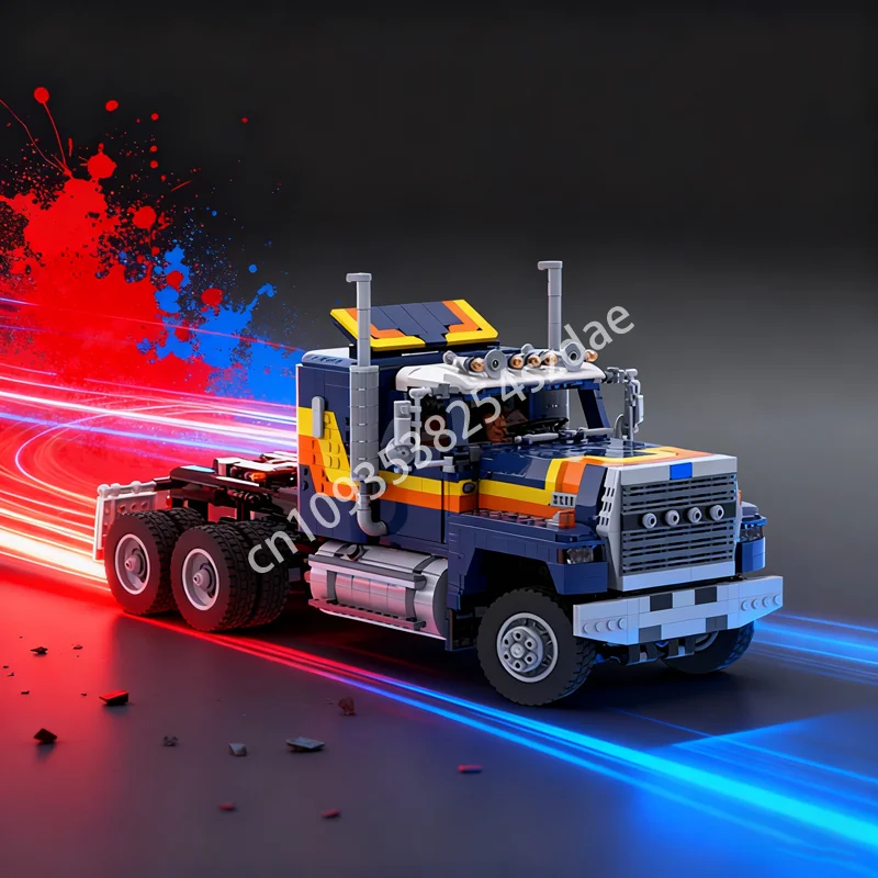 

2443pcs MOC RC 1 Forded Sleeper Edition Technical Model Building Blocks Christmas Gifts Construction Assemble Toy DIY Idea Brick