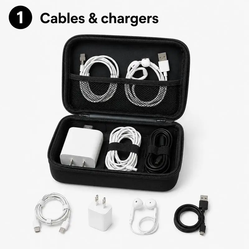 EVA-Aufbewahrungsbox, Reisetasche mit Reißverschluss, kleine tragbare Schutztasche, Outdoor-Werkzeugtasche, Organizer für Zubehör – Detail 9