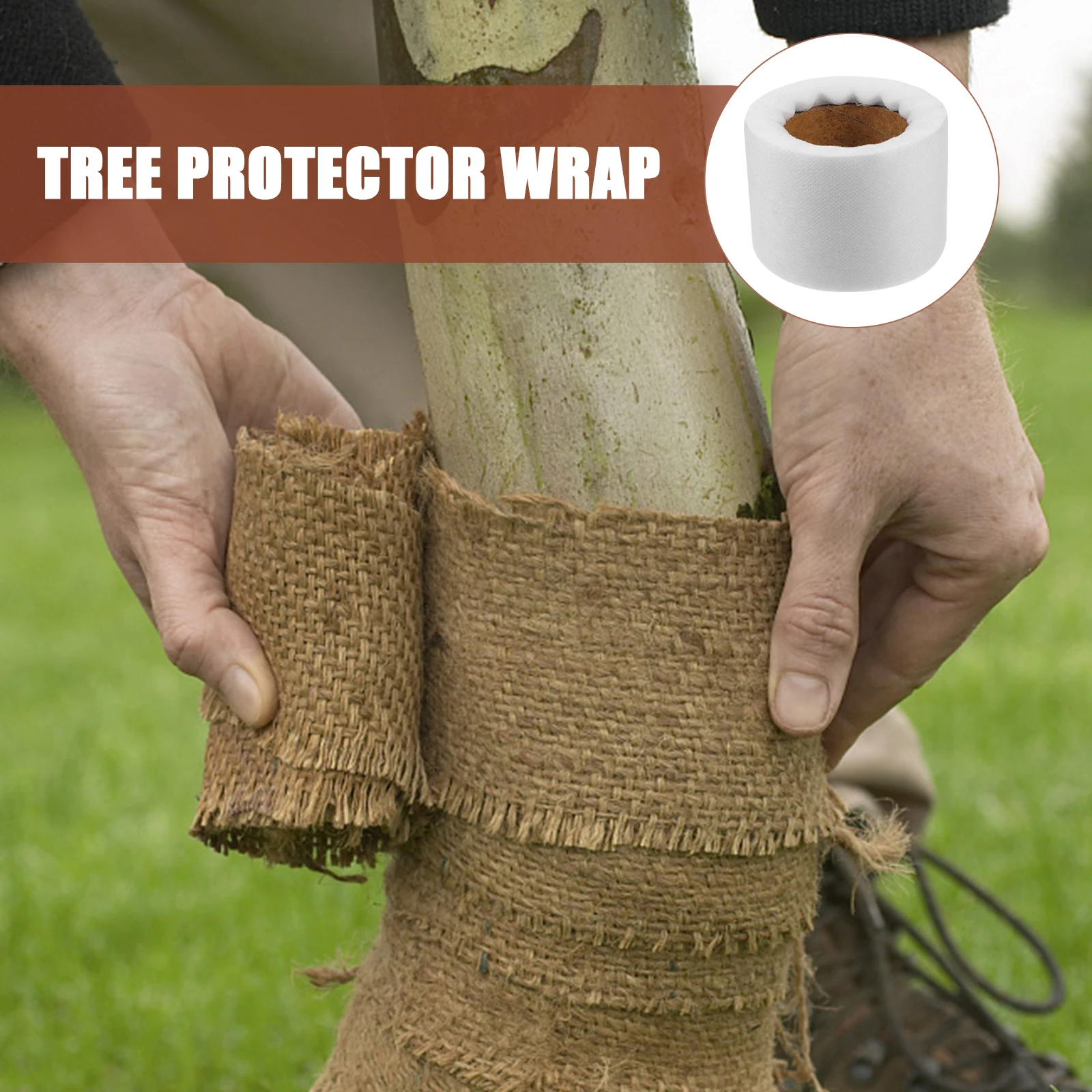 

1 Roll Winter Protector Non-Woven Cold-Proof Plant Cover Trunk For Outdoor Trees Gardening Supplies Windproof Warm Keeping Trunk