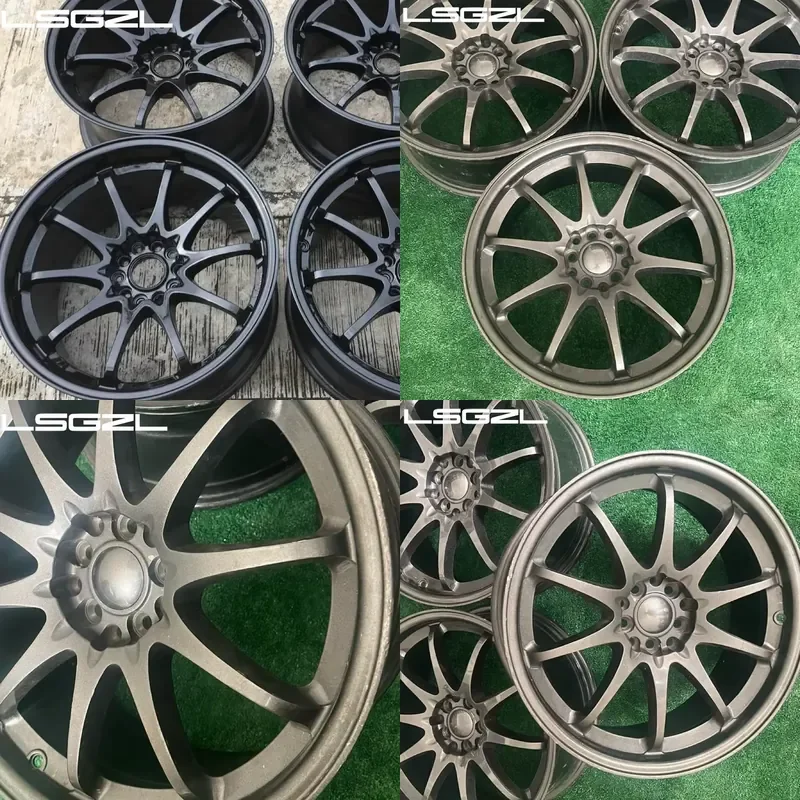 i LSGZL Passenger Racing Car Wheel 16 17 18 19 20 Bronze 5x114.3 Rays Spoke New Condition Aluminum CE28 35mm or 30mm ET for