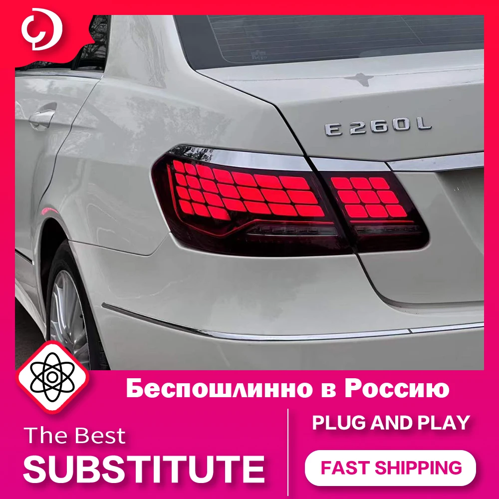 

AKD Car Styling Taillights for Benz W212 2010-2015 LED Taillights DRL Running Turn Signal Rear Reverse Brake Light Accessories