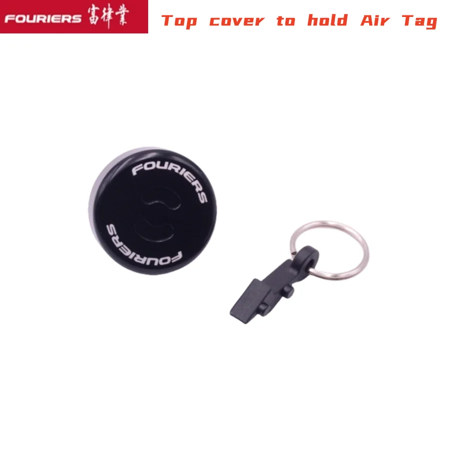 

FOURIERS Bike Top cap with Air tag holder special locking tool include TC-S009-001