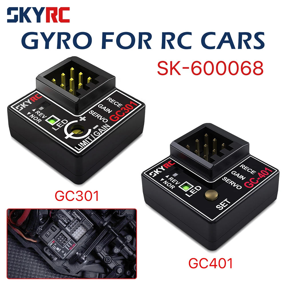 SKYRC GC301GC401 4-8.4V Mini Gyro Sensor Gyroscope for RC Car  Racing Car Steering Output Corrective Integrated for WLtoys