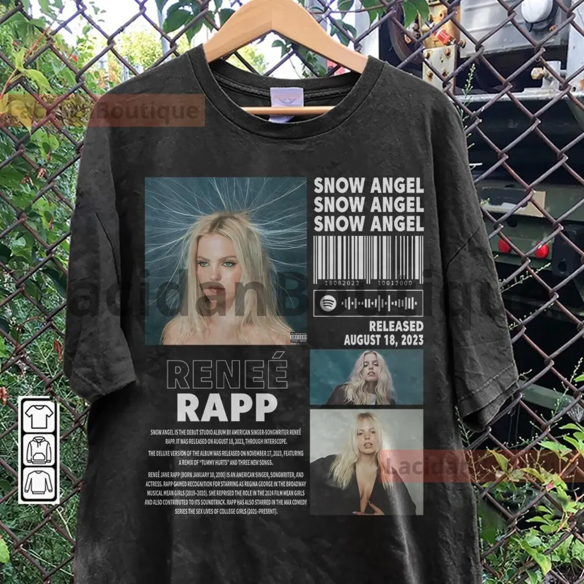 

Renee Rapp Music Merch Shirt Snow Angel Renee Album 90s Tee Renee Rapp Tour 2024 Gift Booottleg Inspired Sweatshirt 2201 PTP