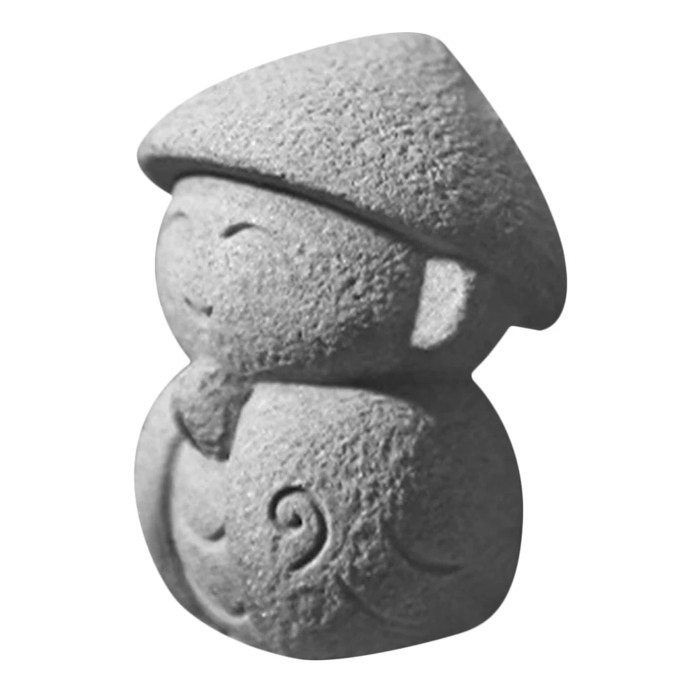 

Small Buddha Animal Bonsai Decor Statue Stone Maitreya Adornment Accessories Compact Size Durability Craft