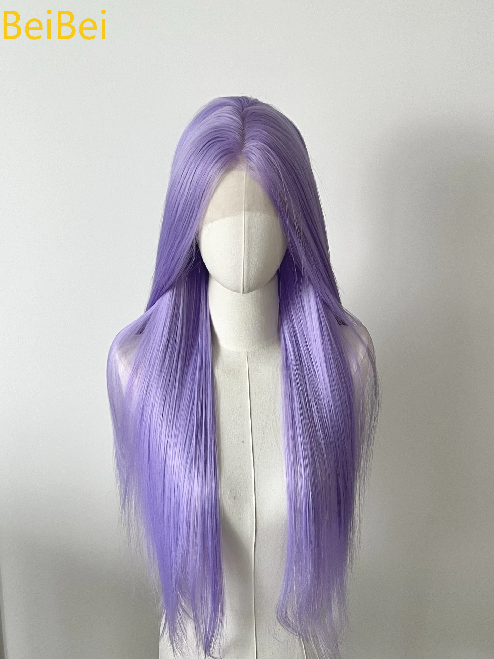 الأرجواني شعر مستعار الدانتيل للنساء 13*4 الدانتيل الباروكات الأمامية 26 بوصة طبيعة طويلة شعر مستعار مستقيم 150% الكثافة الاصطناعية تأثيري الباروكات Pelucas