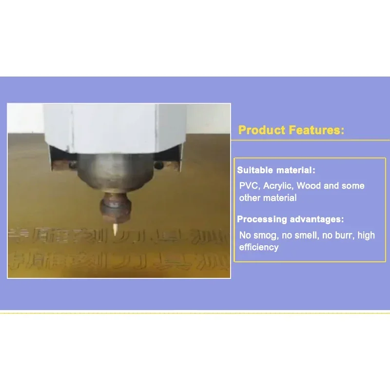 Mata profil kayu karbida 3.175mm, alat pemotong penggilingan ujung CNC 10 20 30 derajat 0.1mm, 1 buah