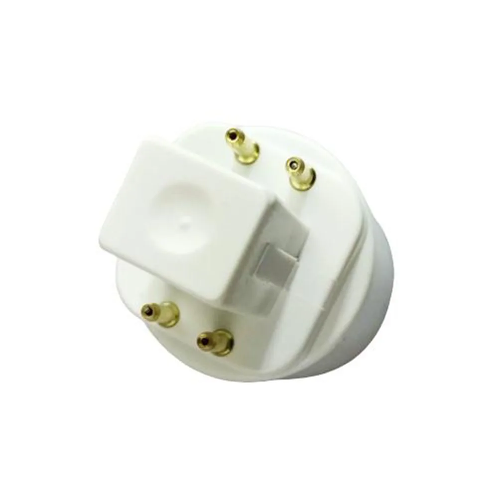 1PCS G24 to E26/E27 Adapter G24Q Light Socket Adapter G24q to Screw Lamp Bulb Holder Converter White