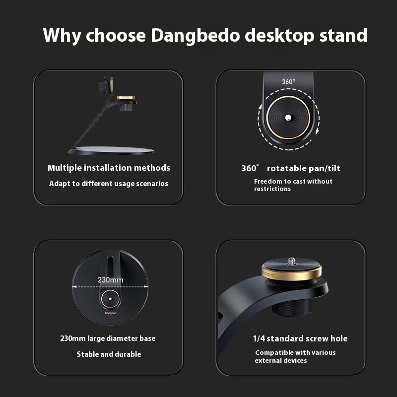 NEW Original Projection Desktop Bracket Stand for All 4k Projector,General 1/4 Standard Screw,Carrying Capacity 5KG