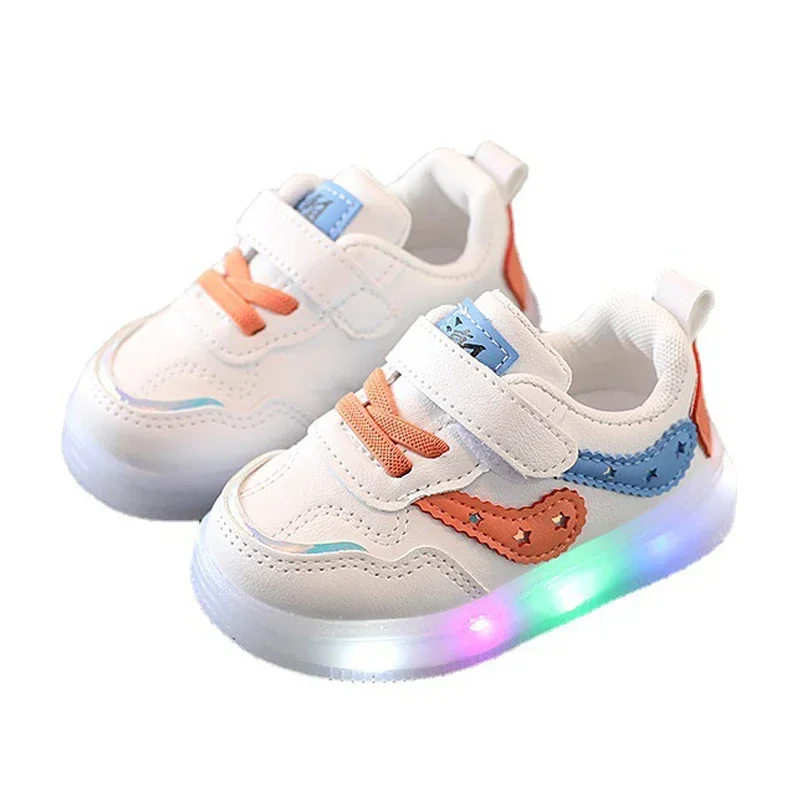 Tenis Children Led Shoe Boys Girls Lighted Sneakers Glowing Shoe for Kids Soft Soled Breathable Casual Infant Toddler Baby Shoes