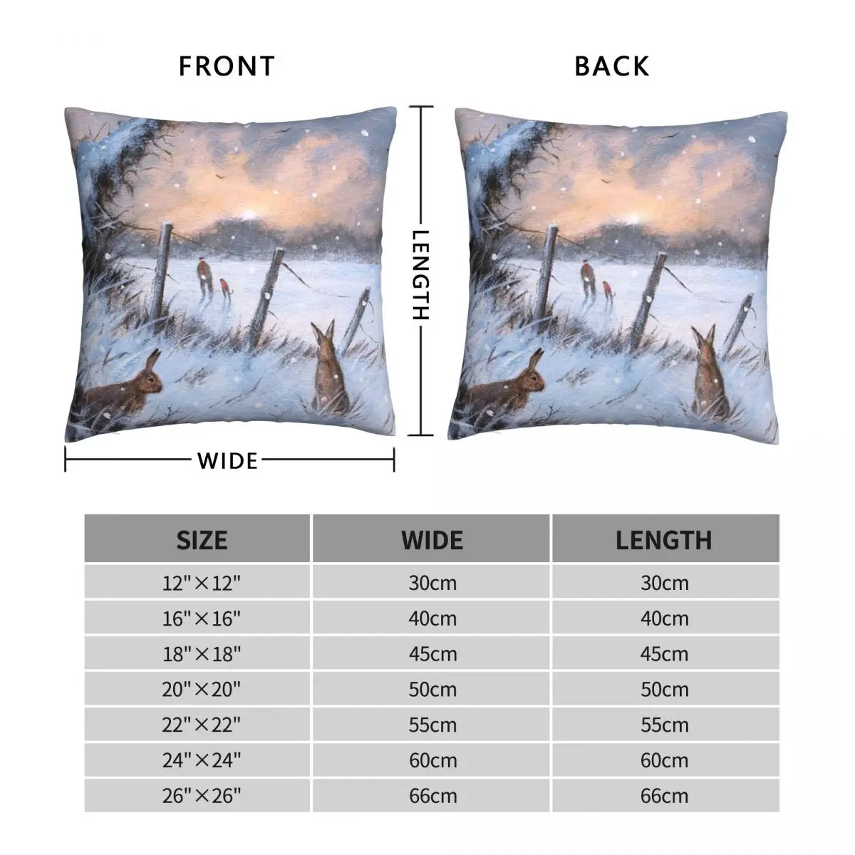 They Often Pass This Way Square Pillowcase Polyester Linen Velvet Creative Zip Decorative Throw Pillow Case Bed Cushion Cover