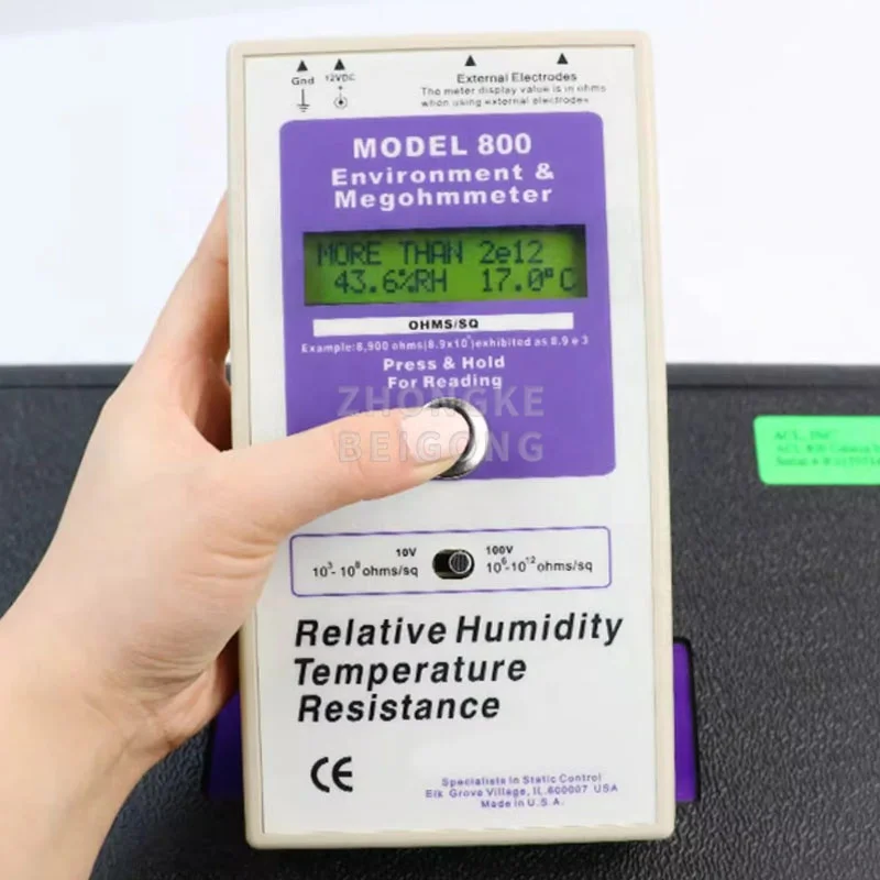 ACL-800 Environment&Megohmmeter,Relative Humidity Temperature Resistance,Surface Resistance/resistivity Tester