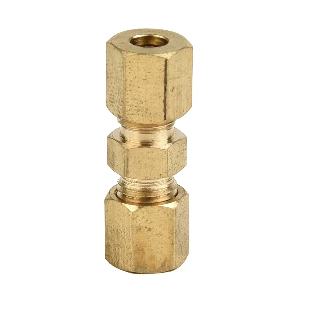 10Pcs Brake Lines Pipe Brass Connector For Brake Line Without Flaring 4.75mm 3/16\