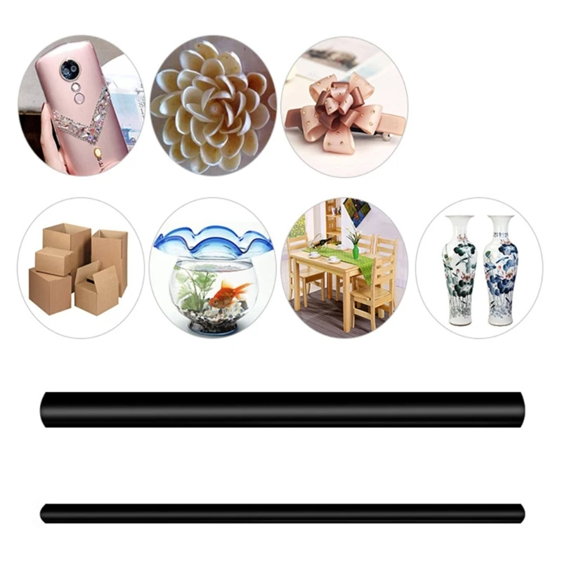 10Pcs Black Hot Glues Sticks Hot Melt Glues Sticks Repair Tool Glues Sticks Hot Melt Adhesive Glues Sticks for Car DIY