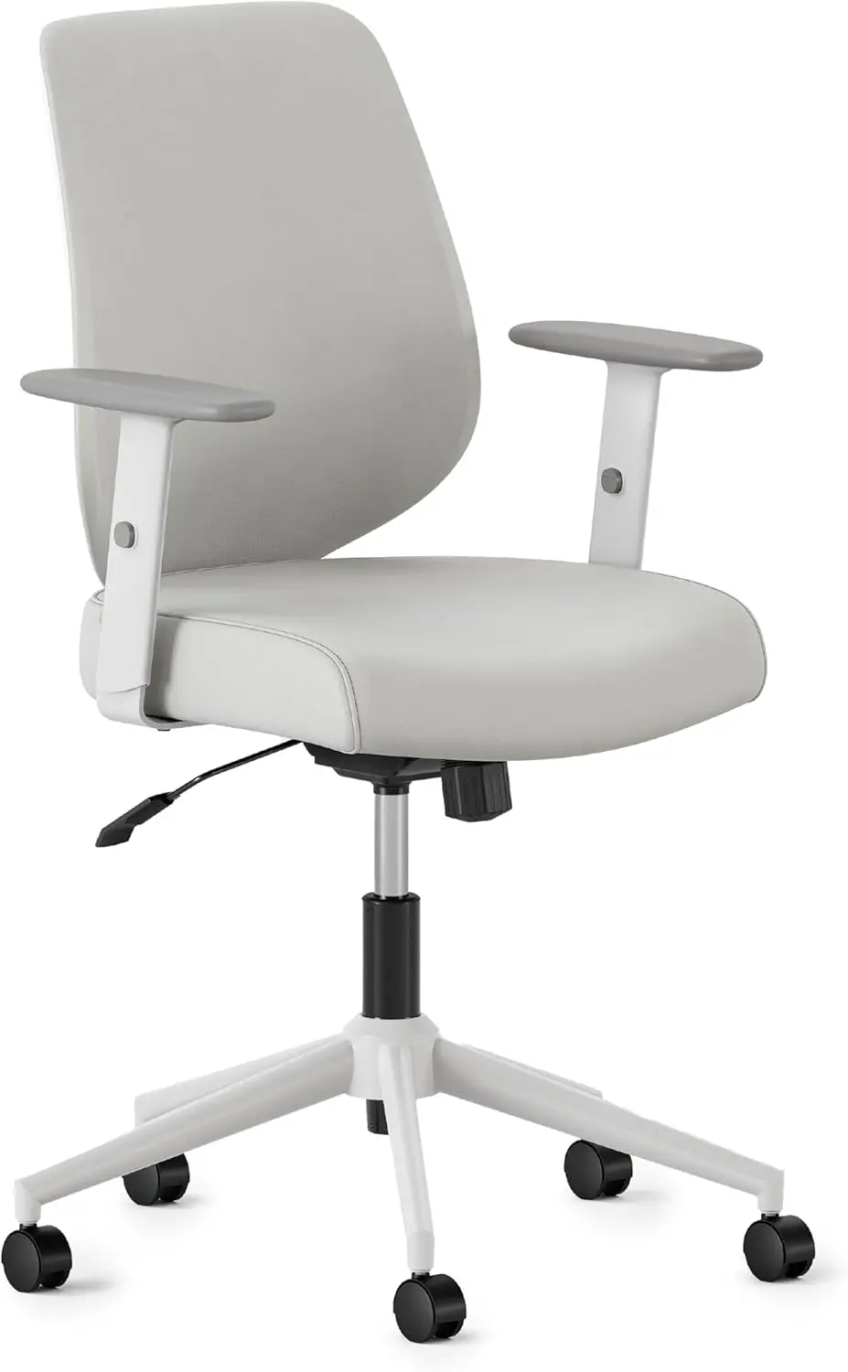 

Daily Chair - Vegan Leather Office Chair with Swivel, Lumbar Rest, and Adjustable Armrests - Comfortable Seating