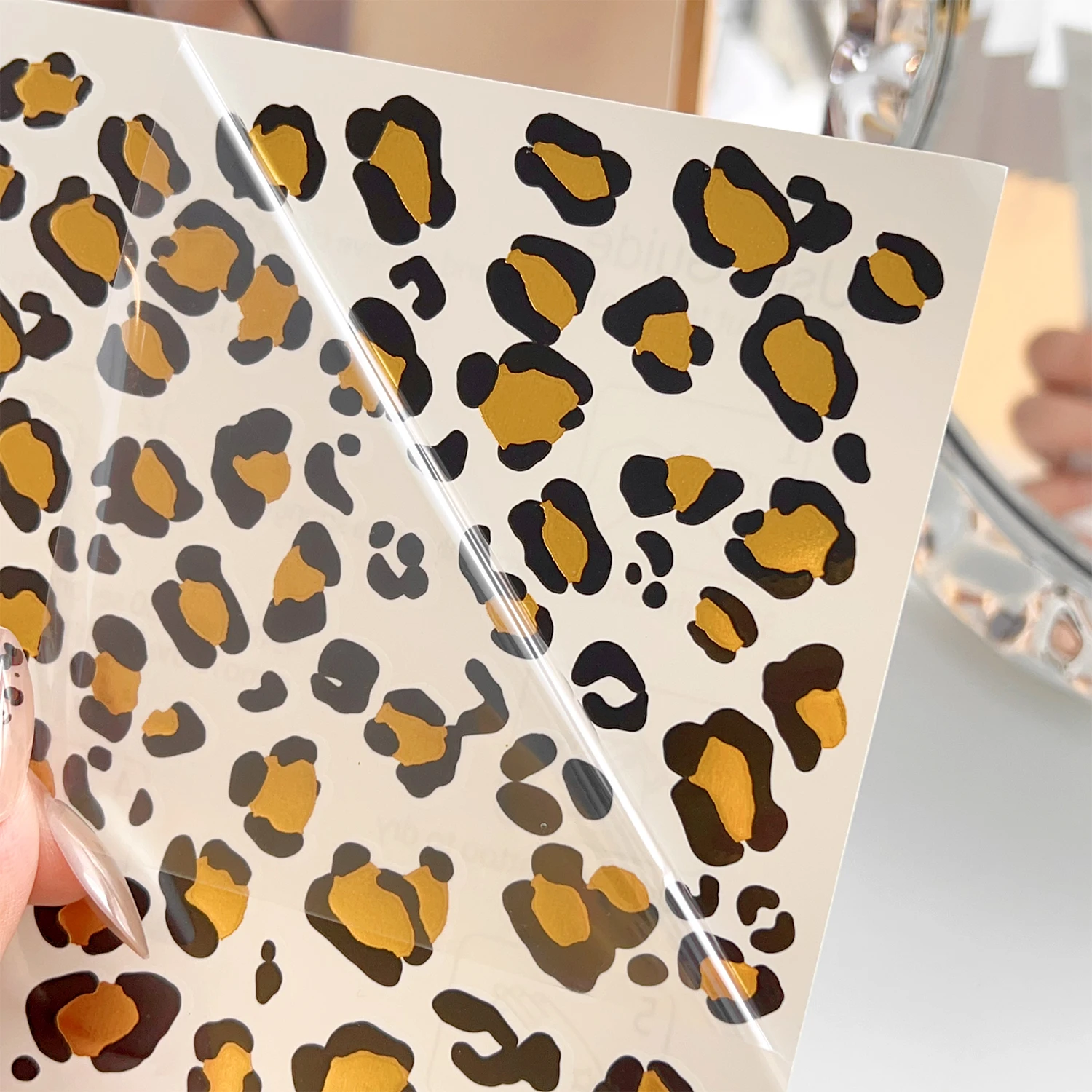 Leopard Print Temporary Tattoo Sticker Waterproof Disposable Tattoo Sticker Face Body Retro Water Transfer Fake Tattoos Decals — zdjęcie 6