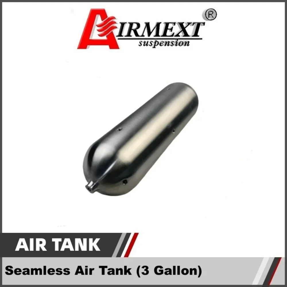 AIRMEXT 3 Gallon Iron Seamless air cylinder air tank pneumatic air suspension system tunning vehicle parts