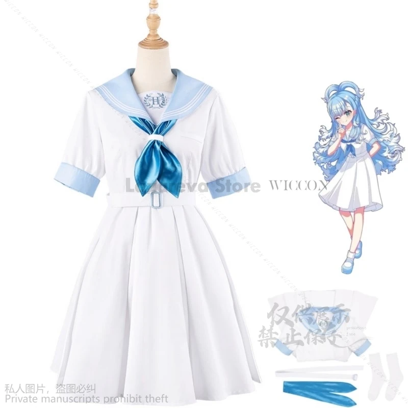 

Vtuber Hololive Tokoyami Towa Yukihana Lamy Cosplay Costume HoneyWorks Member JK Dress School Uniform Woman Lovely Party Suit