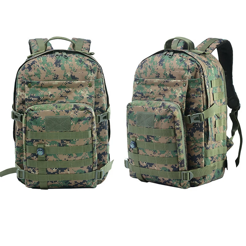 35L Tactical Backpack 900D Oxford Waterproof Molle Outdoor Hiking Camping Travel Sports Bag