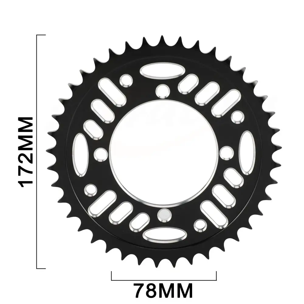 41T 43T Rear Chain Sprocket Motorcycle Accessories CNC 428 Chain Sprockets Universal For KTM HONDA YAMAHA KAWASAKI Dirt Pit Bike