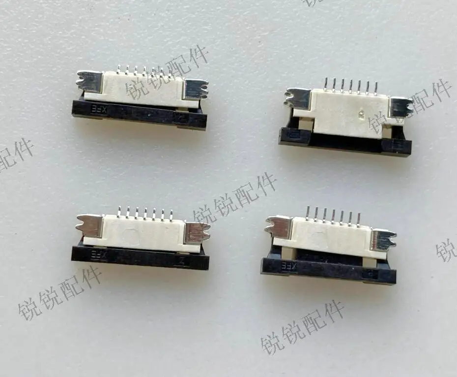 Fro FFC/FPC flat socket 7P 0.8MM drawer type up and down SMT flexible cable connector H2.0