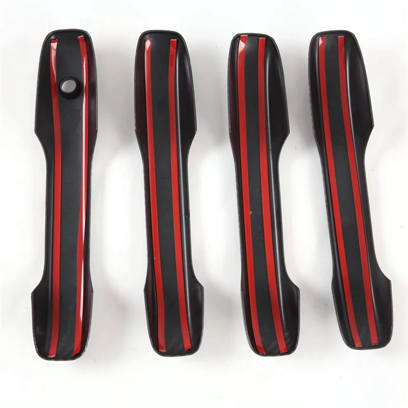 

B07A-Smart Door Handle Cover Trim For Honda Fit Jazz 2022 2023 2024 Car Accessories Parts Component Carbon Fiber