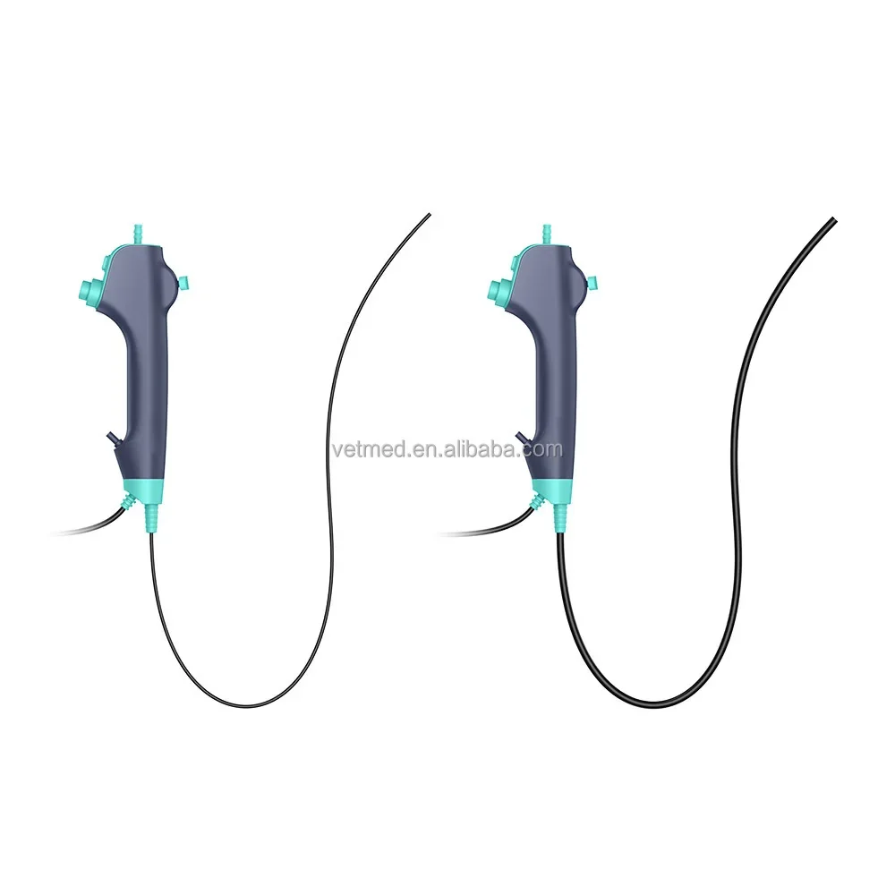 Design For One Time Use Low Cost 1200mm Portable Animal Endoscope Surgery ca-me-ra Clip Suction Animal Veterinary Endoscope