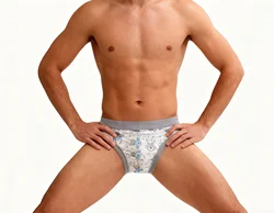 Grey monkey  Man's brief/man's underwear/brief for man