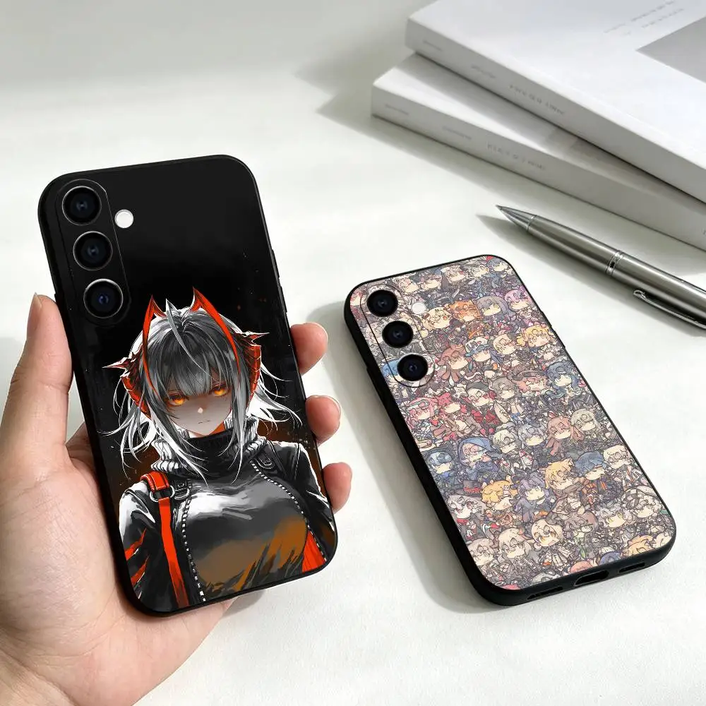 Game Arknights Phone Case For Samsung Galaxy A73,A72,A71,A70,A53,A52,A51,Others Soft Black Cover Gift