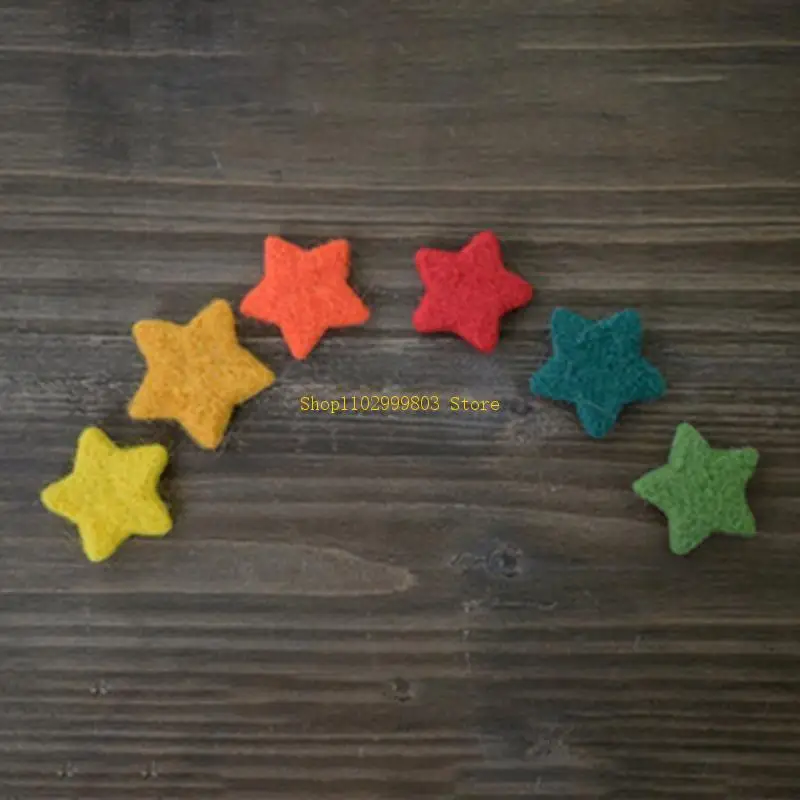 5/6/9 قطعة DIY بها بنفسك اليدوية الطفل ورأى الحب القلب نجوم الحلي ديكور المنزل الطرف J0MF