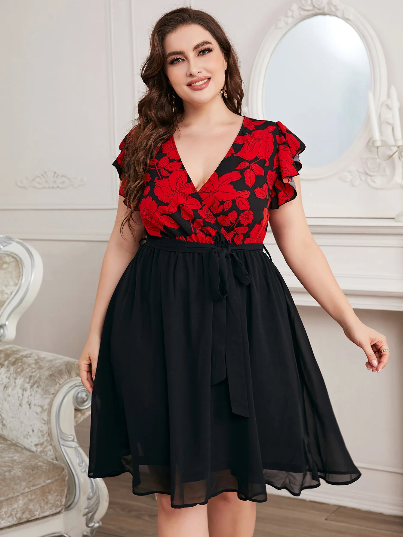 Elegante en casual jurk voor vrouwen Plus size avond feestjurken lange losse temperament jurken goedkope en gratis verzending zomer