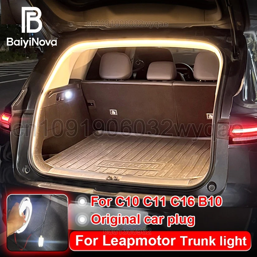 

Car trunk light bar For Leapmotor C10 C11 C16 Lafa5,Rear Luggage brightening LED light bar,Car interior atmosphere lights parts