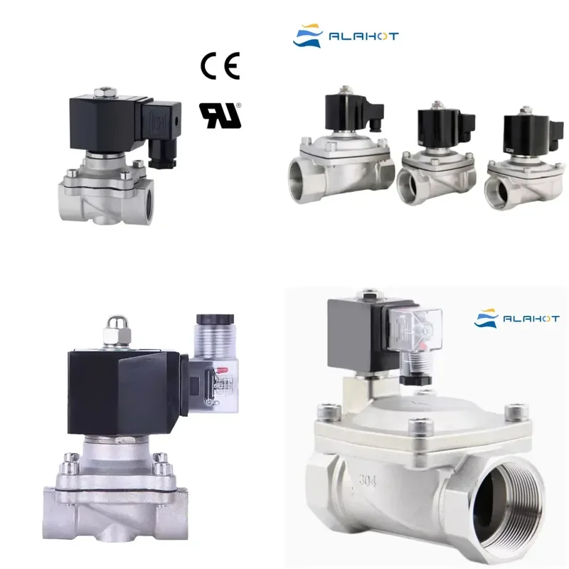 Alahot 0.5W Ball Valve Replacement Solenoid Valve High Quality 24v Electric Solenoid Valve 2 Way Magnetic Hydraulic